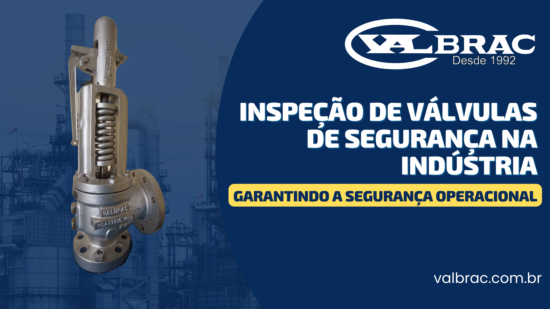 Inspeção de Valvulas de Segurança na Industria