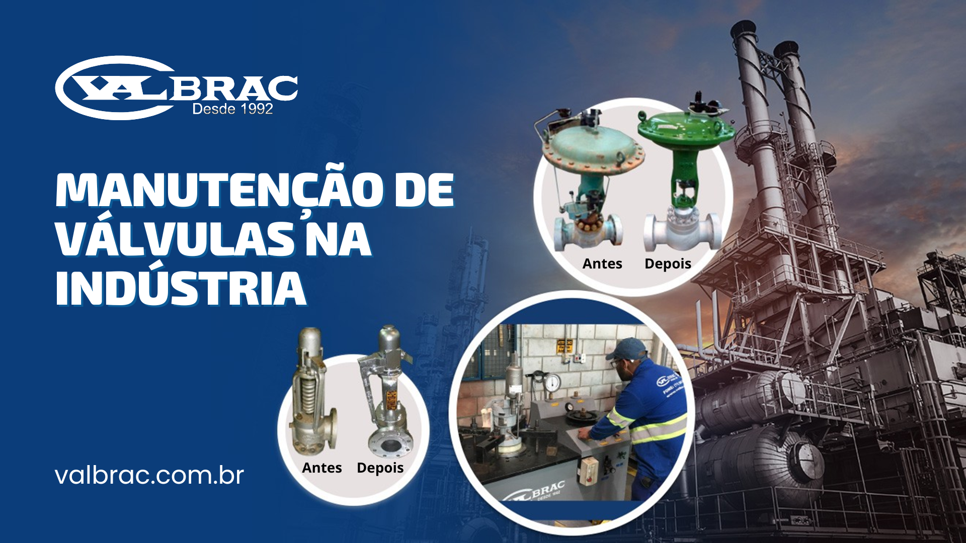 Manutenção de Valvulas na Industria