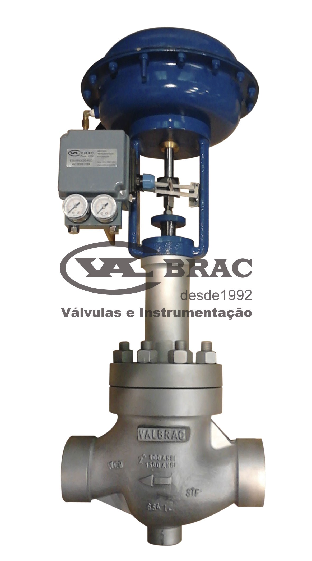 Válvula de controle industrial